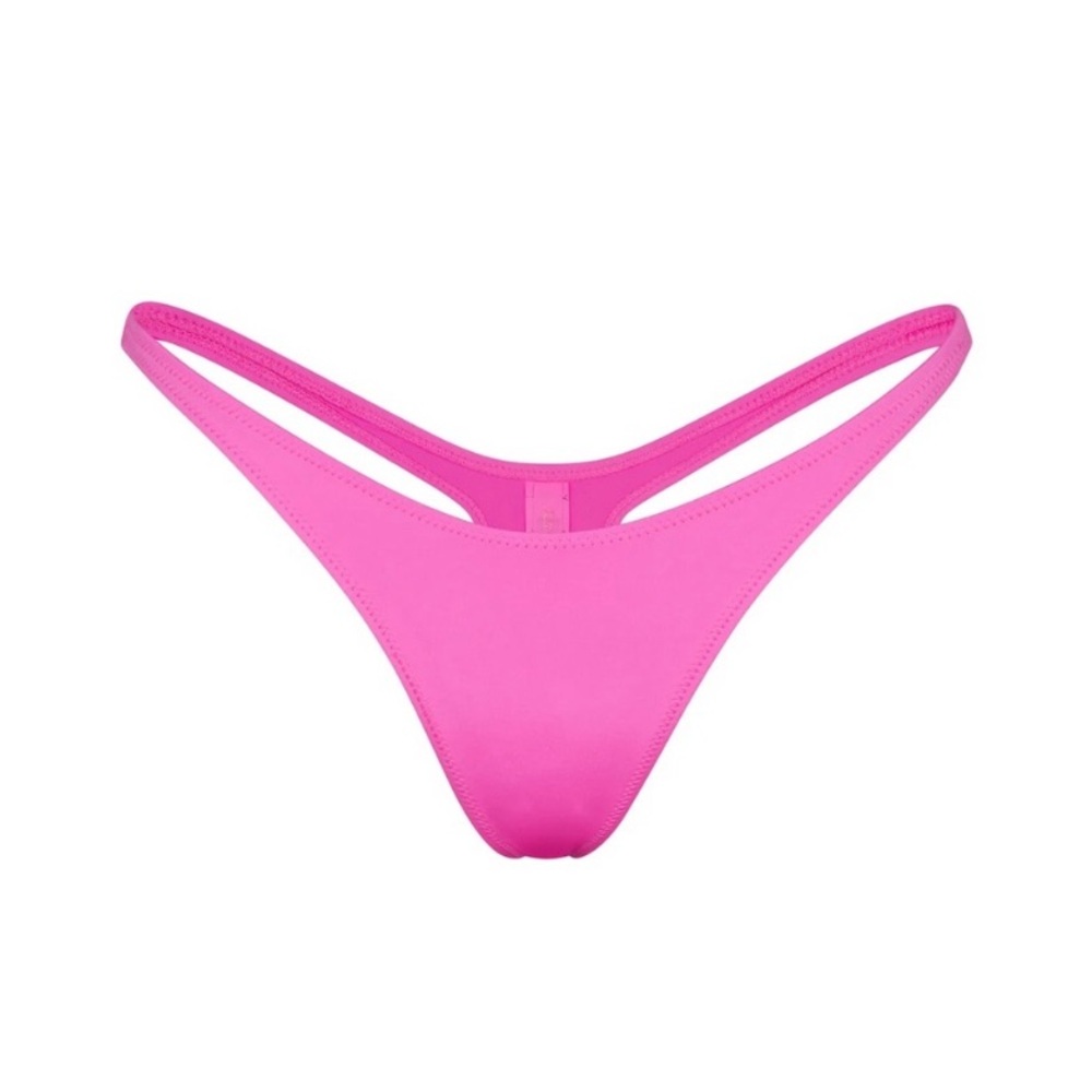 SKIMS Bathing Suit Bottoms Thong in Color Taffy Plus Size 4X NWT